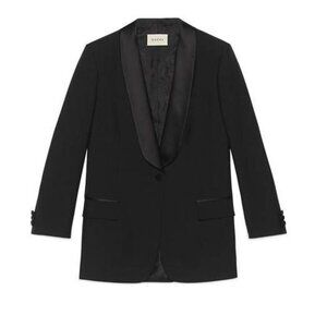 NWT Gucci Jacket with embroidered patch SIze 40